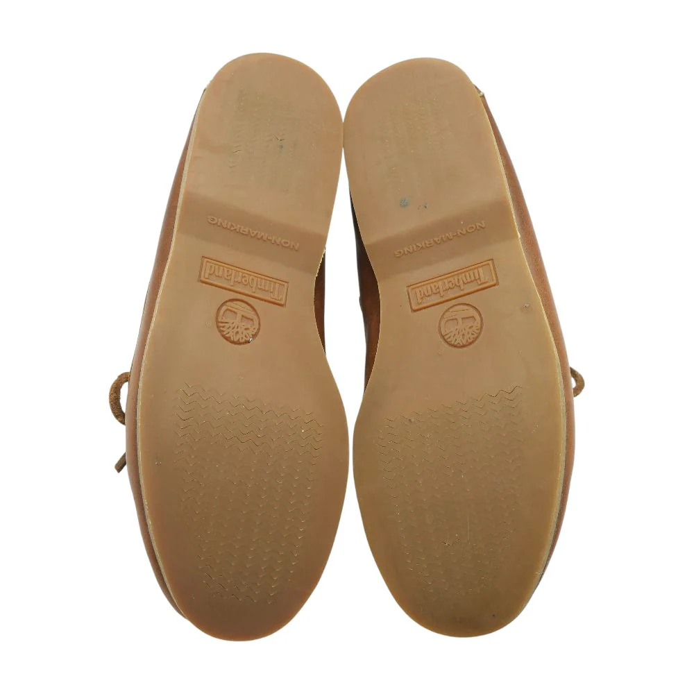 Brown Leather Boat Casual Shoes - Image 3