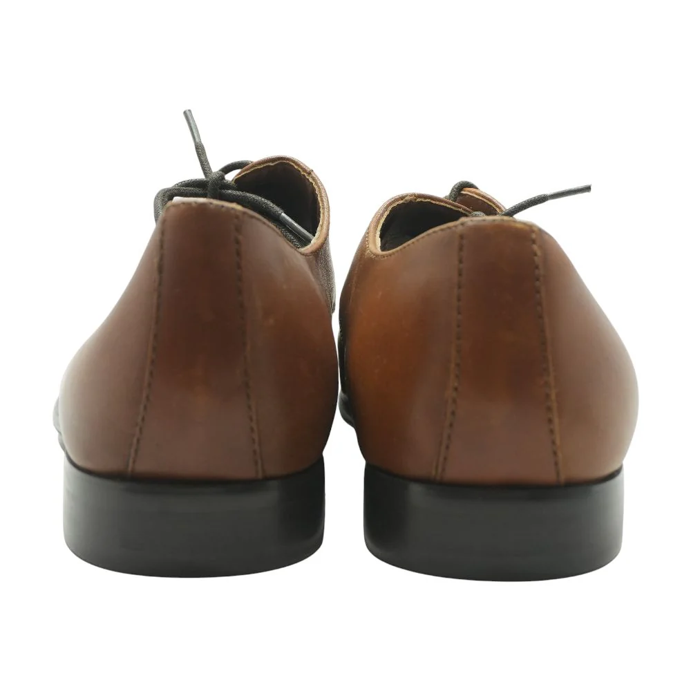 Brown Leather Derby/oxford Dress Shoes - Image 2