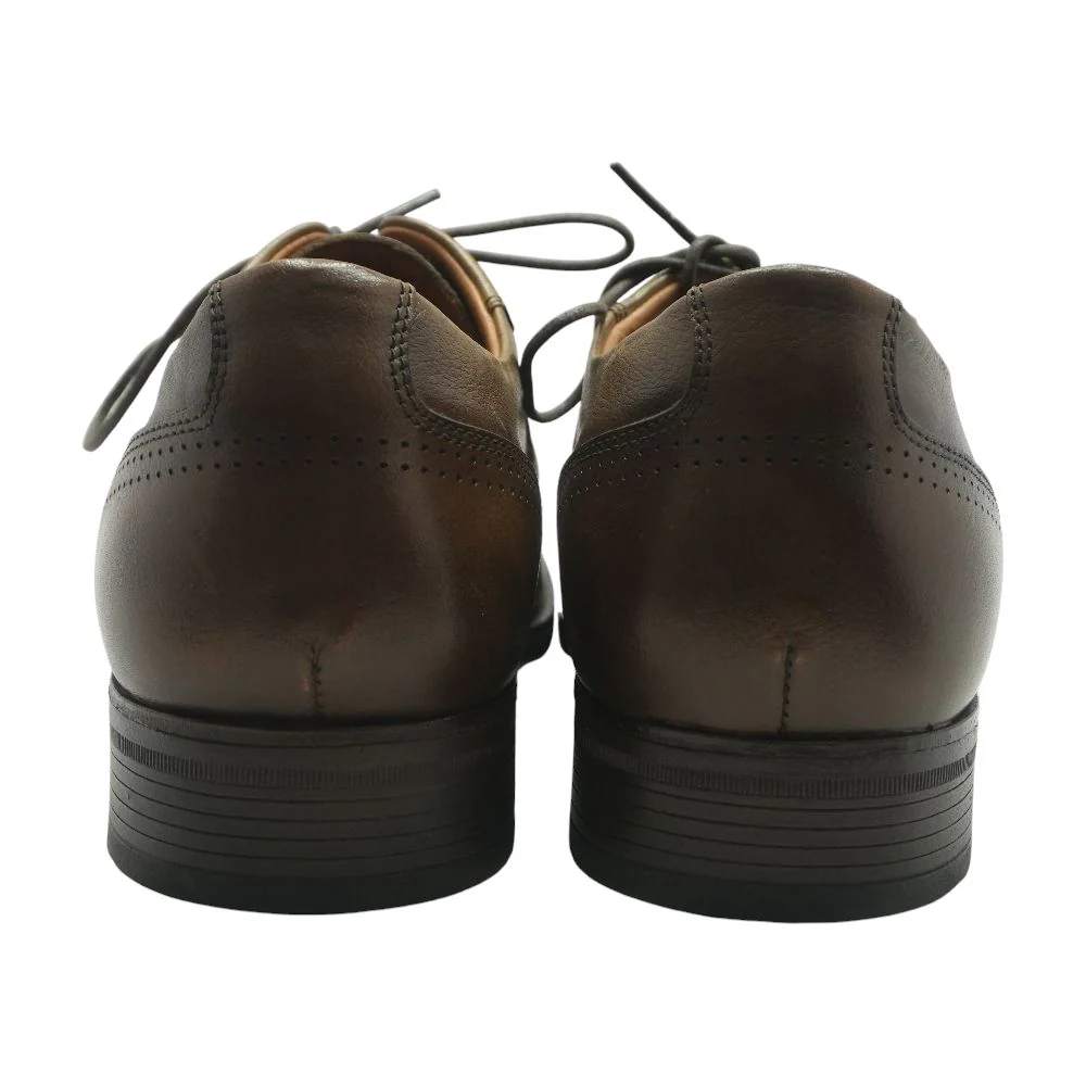 Brown Leather Derby/oxford Dress Shoes - Image 2