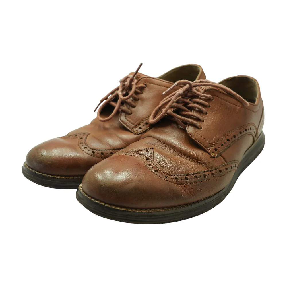 Brown Leather Derby/oxford Dress Shoes