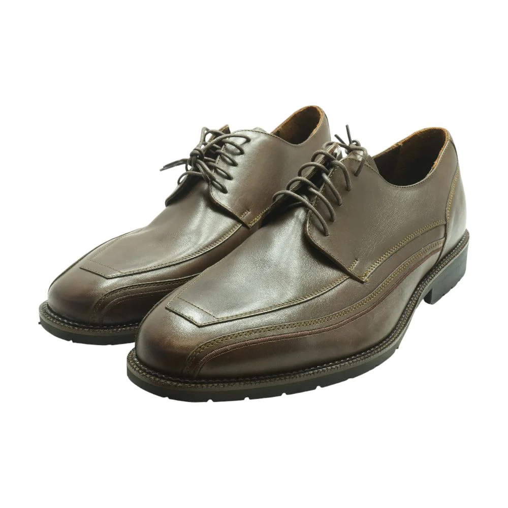 Brown Leather Derby/oxford Dress Shoes