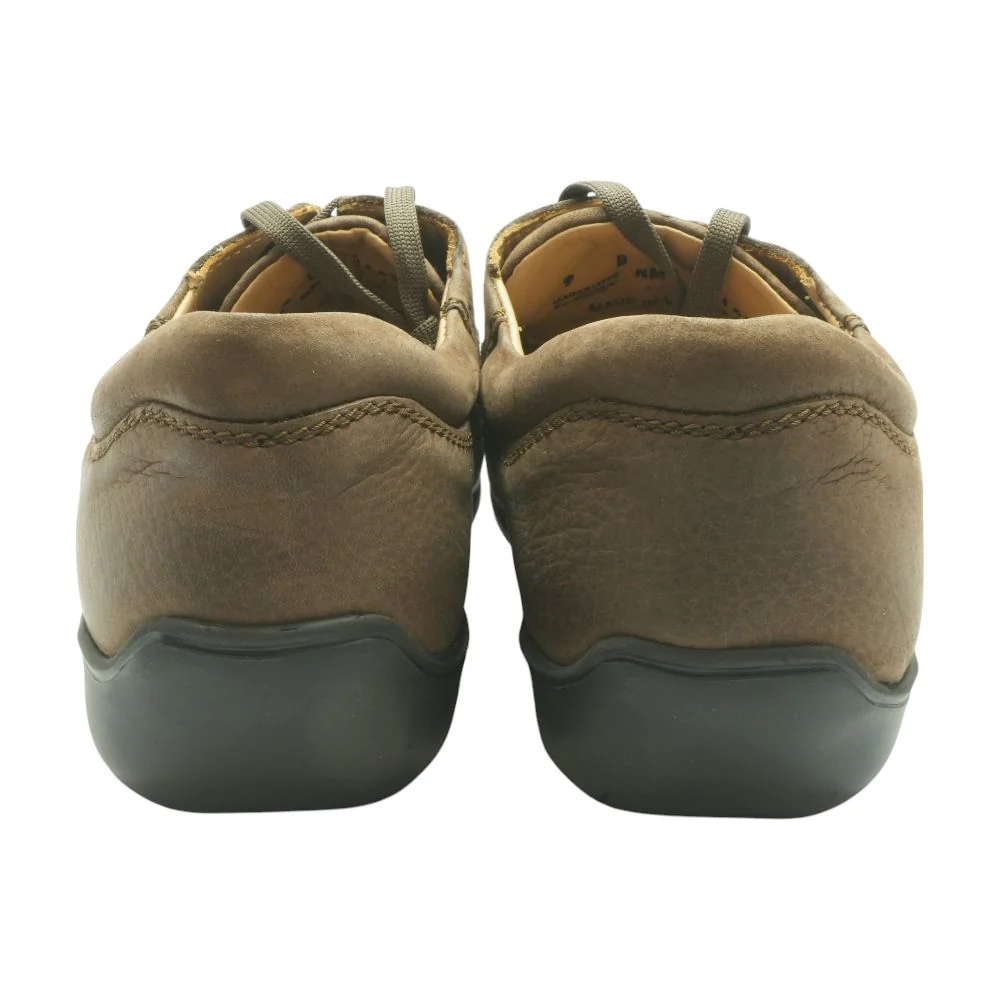 Brown Leather Lace Up Casual Shoes - Image 2