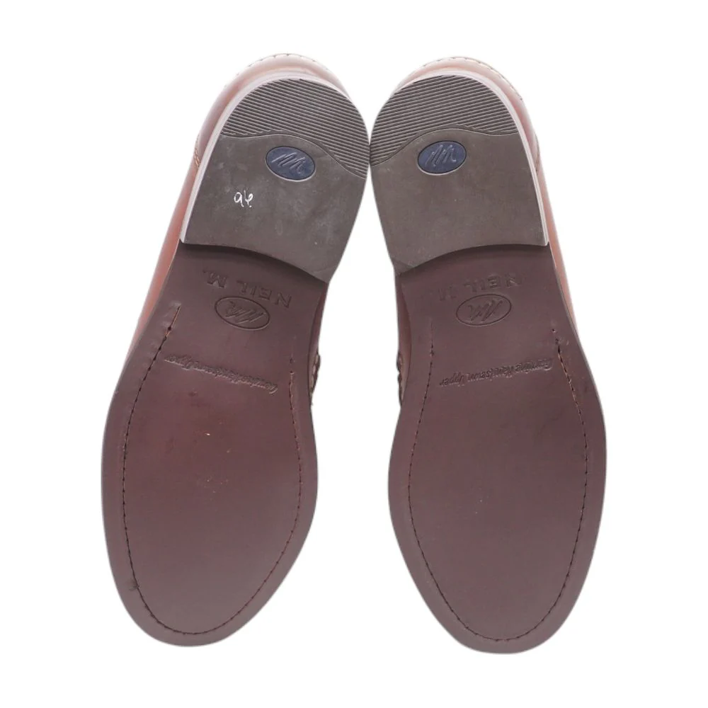 Brown Leather Loafer Dress Shoes - Image 3