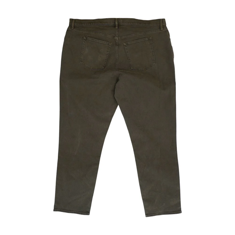 Brown Long Plus High Rise Straight Leg Jeans - Image 2