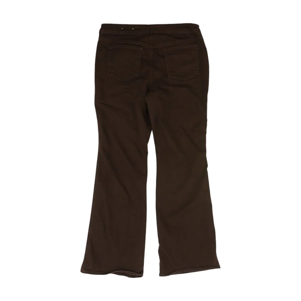 Brown Mid Rise Bootcut Jeans - Image 2