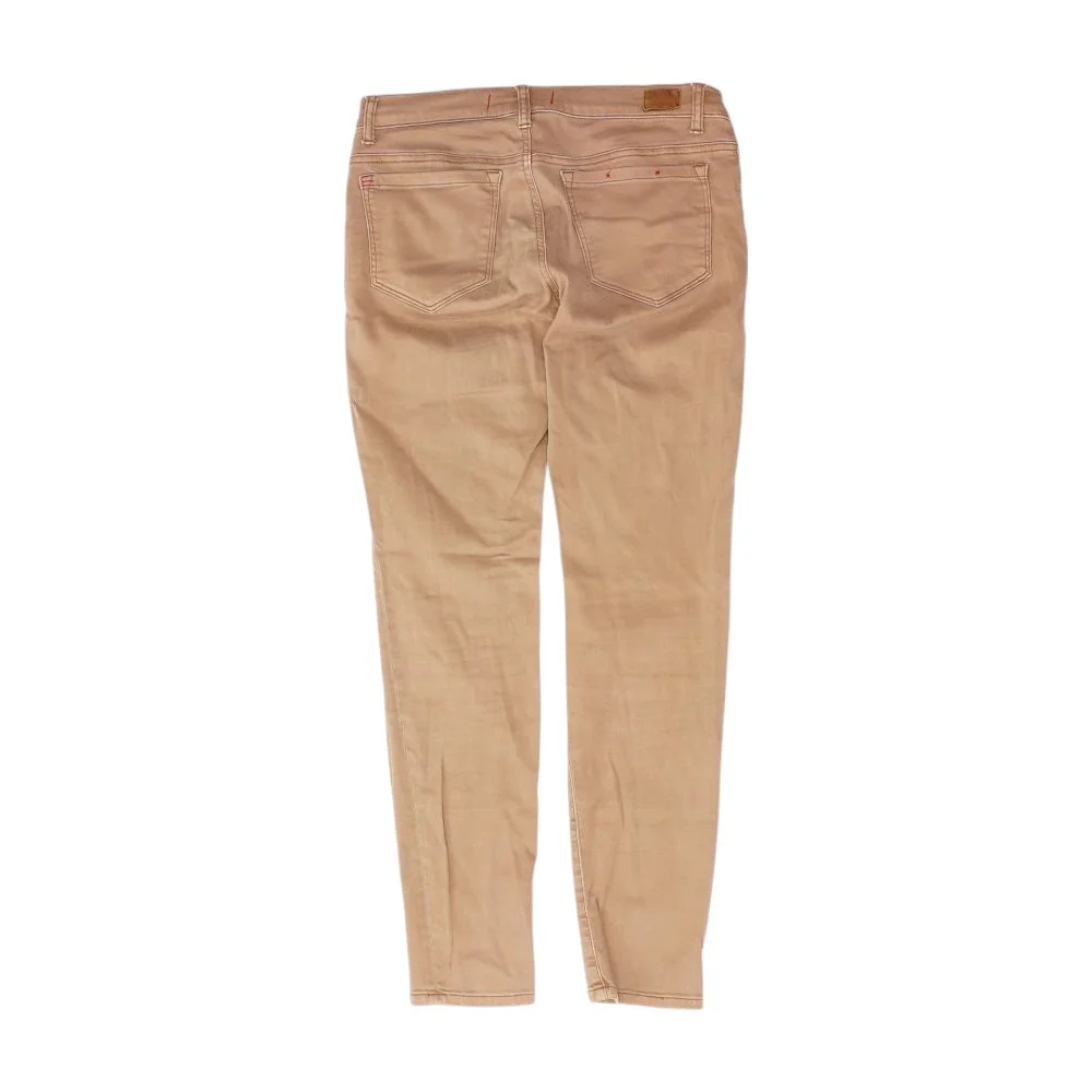 Brown Mid Rise Skinny Leg Jeans - Image 2