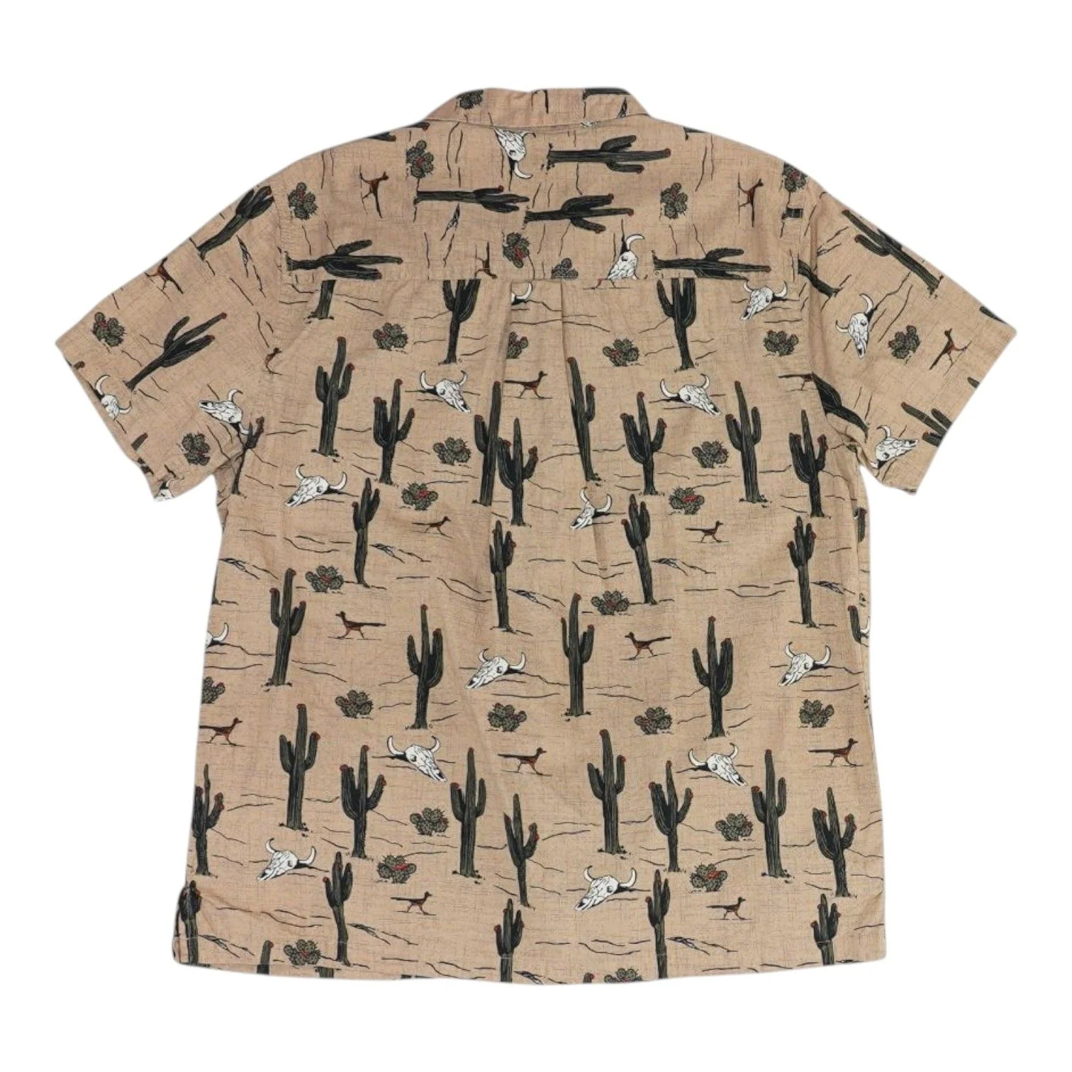 Brown Misc Short Sleeve Button Down - Image 2