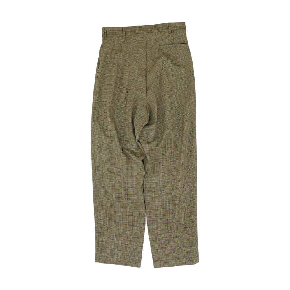 Brown Plaid Dress Pants - Image 2