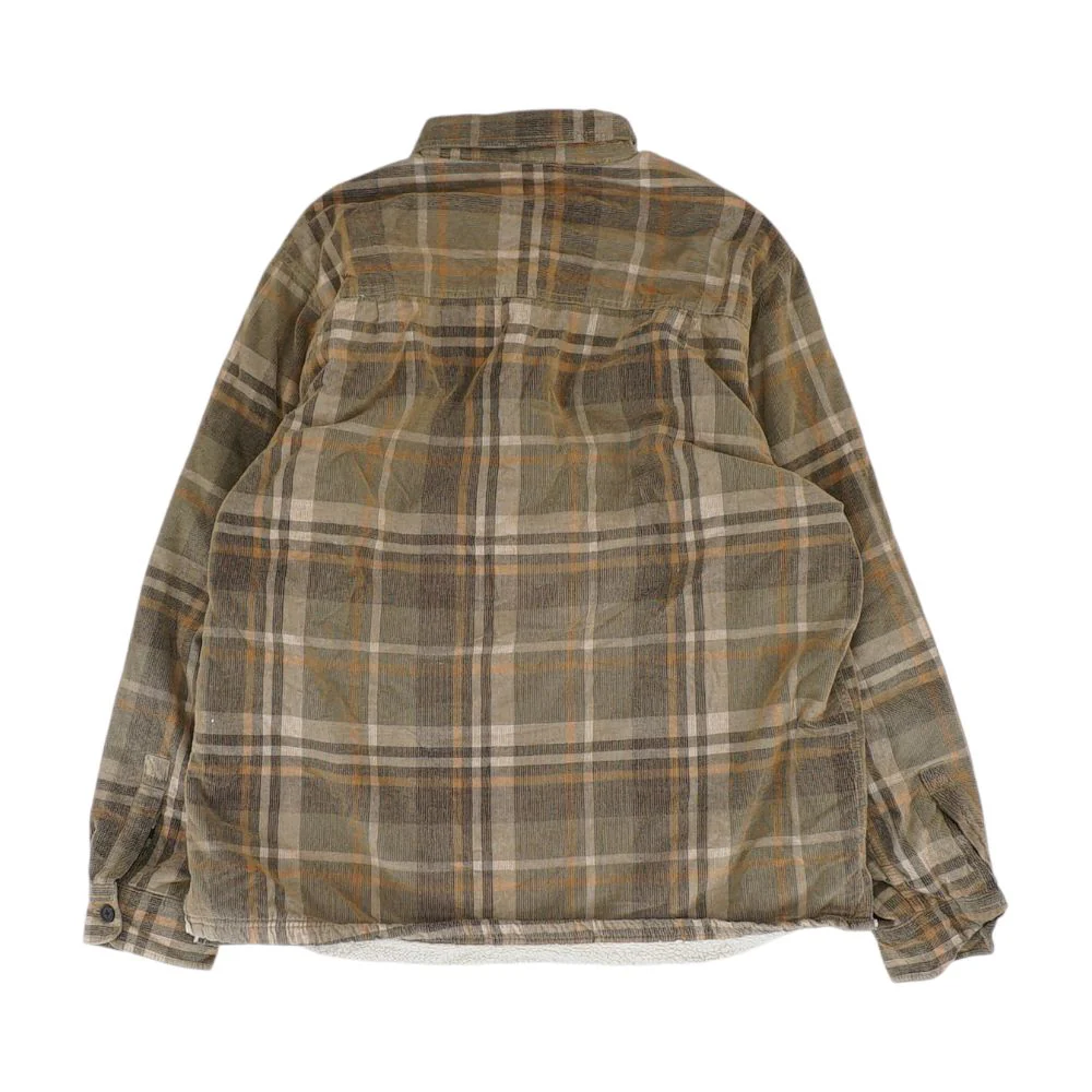 Brown Plaid Lightweight Jacket - Image 2