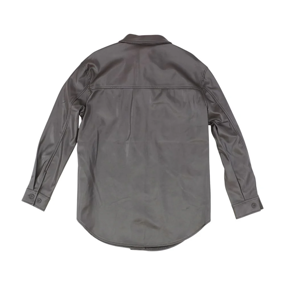Brown Solid Button Down - Image 2