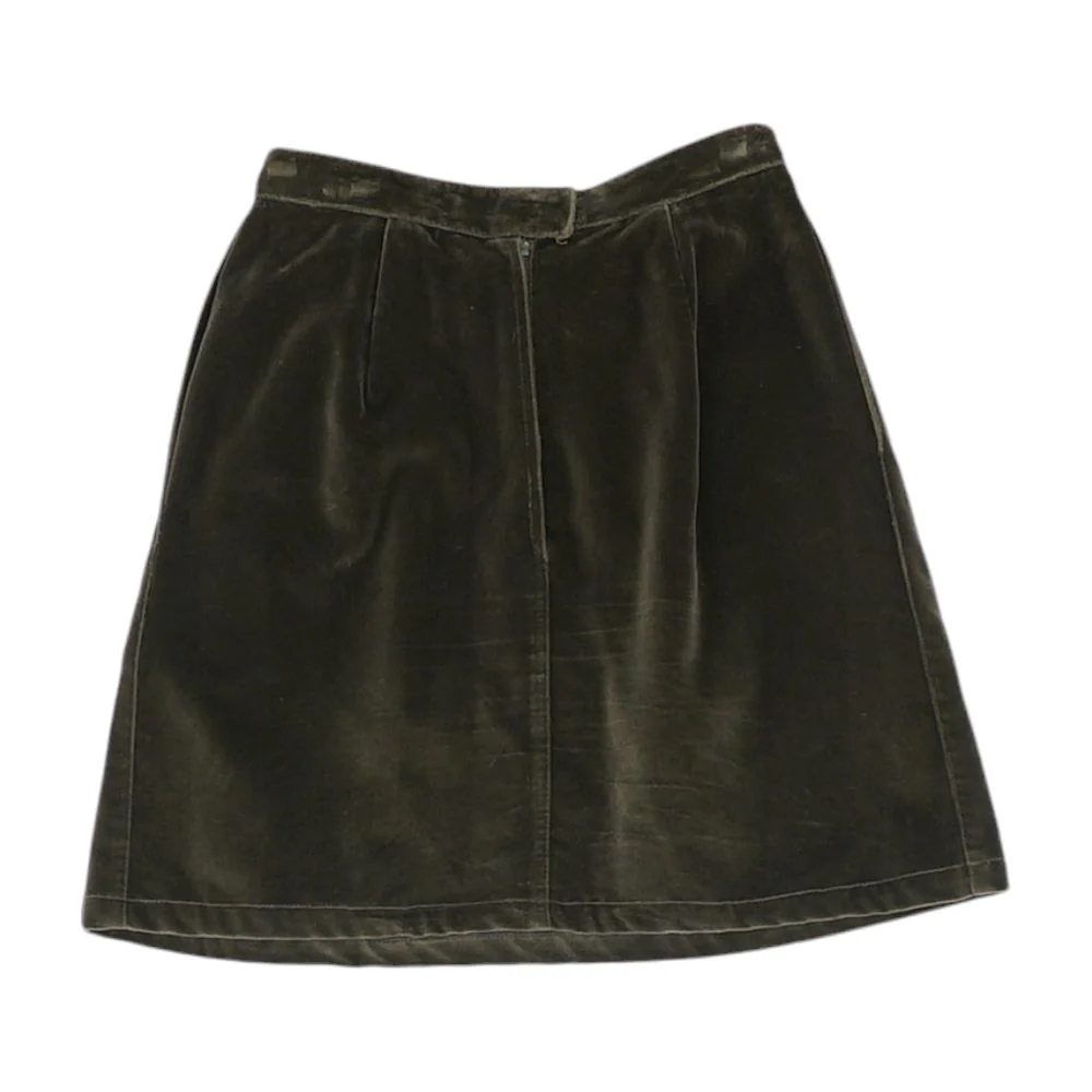 Brown Solid Mini Skirt - Image 4
