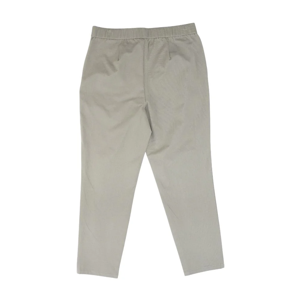 Brown Solid Pants - Image 2