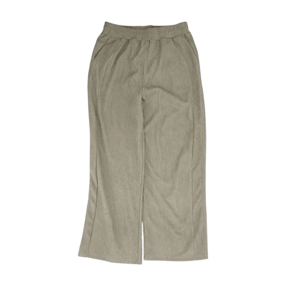 Brown Solid Pants - Image 2