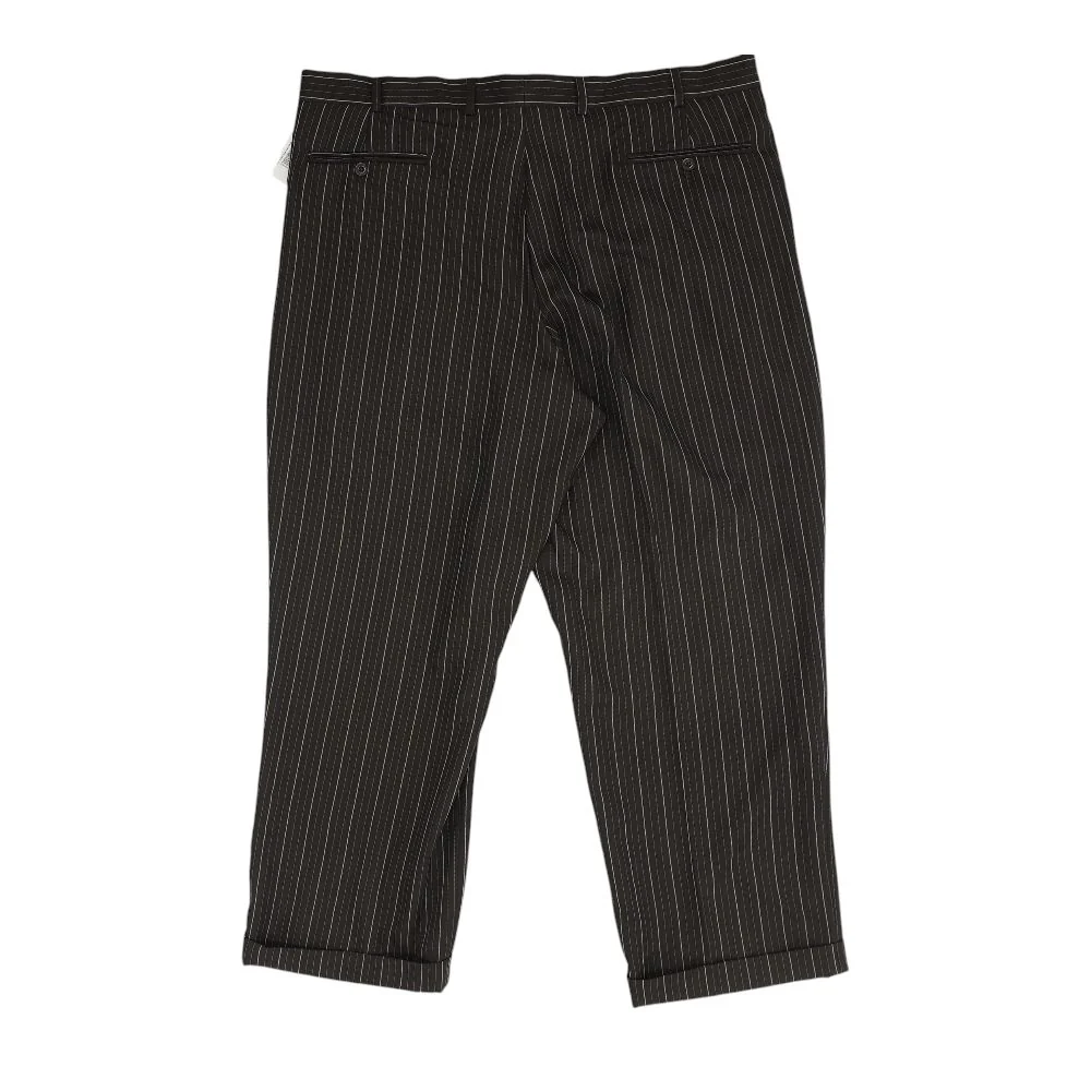 Brown Striped Dress Pants - Image 2