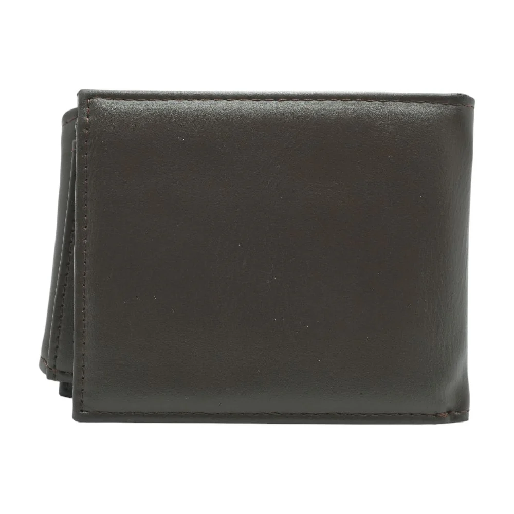 Brown Trifold Wallet - Image 2