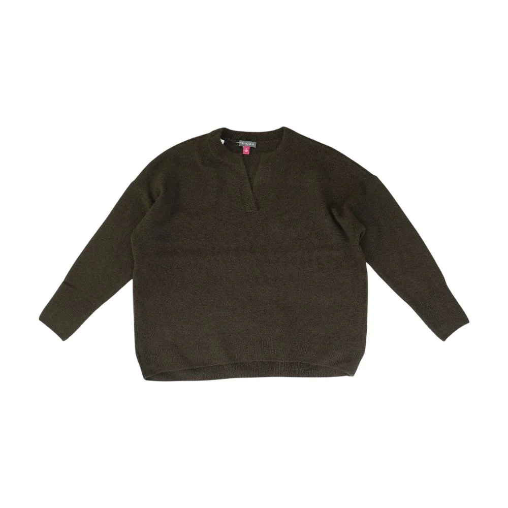 Brown V-Neck Sweater