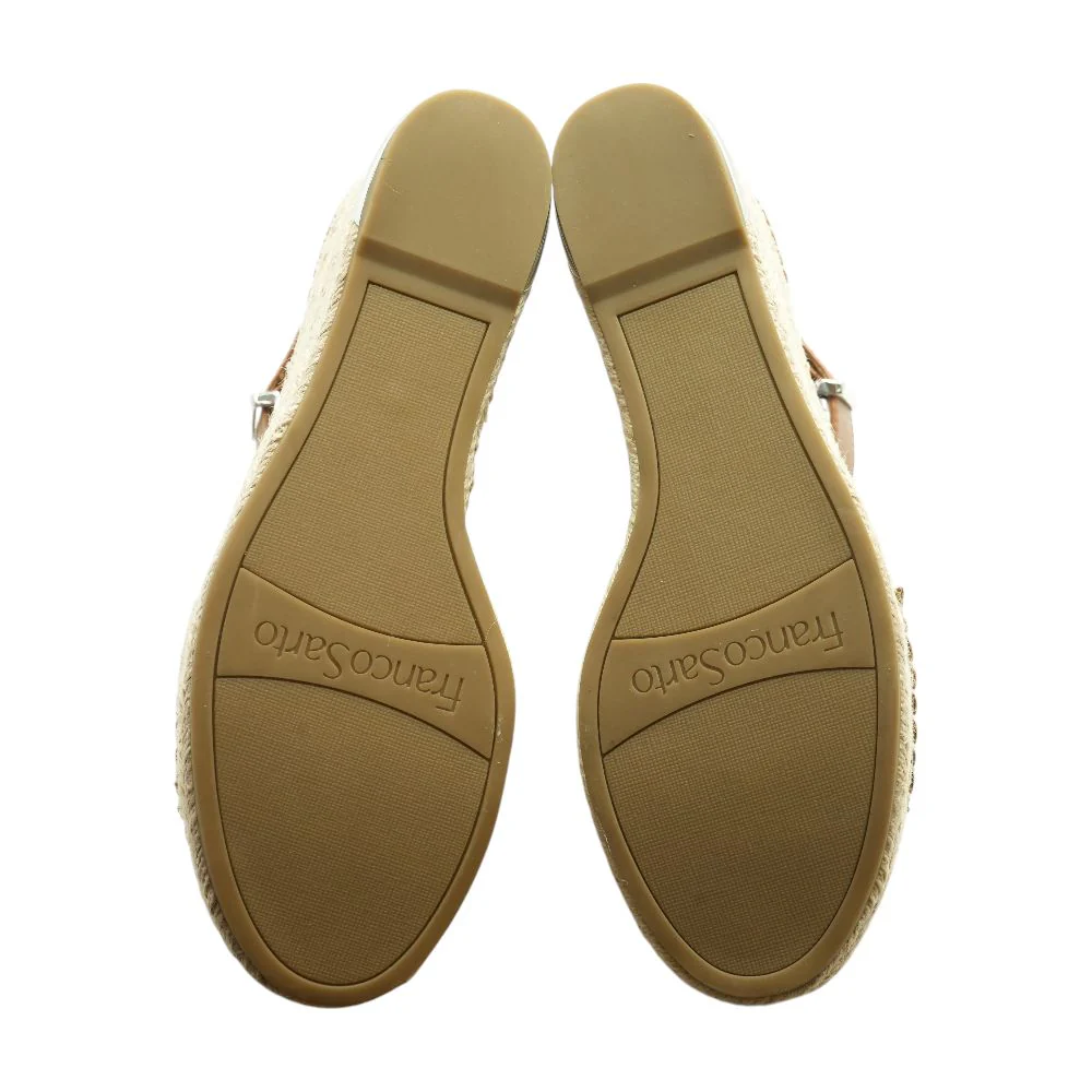 Brown Wedged Sandals - Image 3