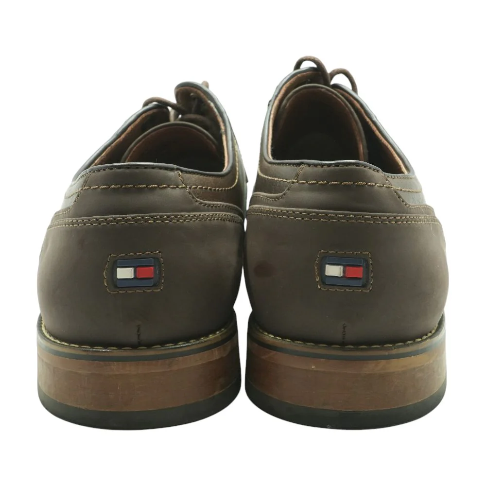 Brown Wingtip Oxford Dress Shoes - Image 3