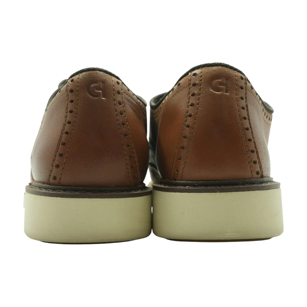 Brown Wingtip Oxford Dress Shoes - Image 4