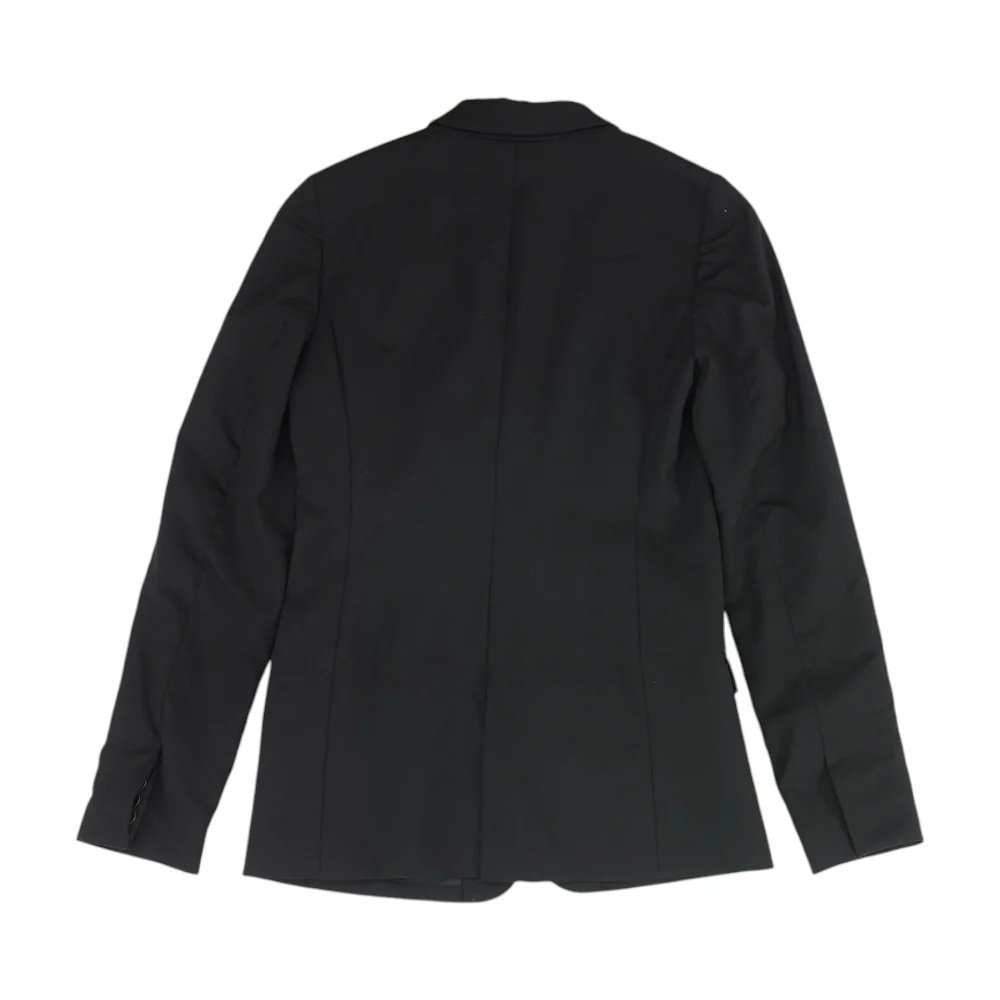Black Solid Blazer - Image 2