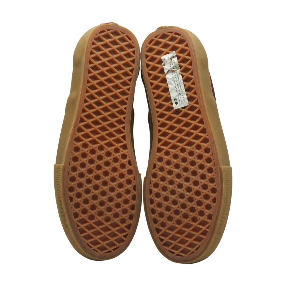 Burgundy Slip On Athletic Shoes - Image 3