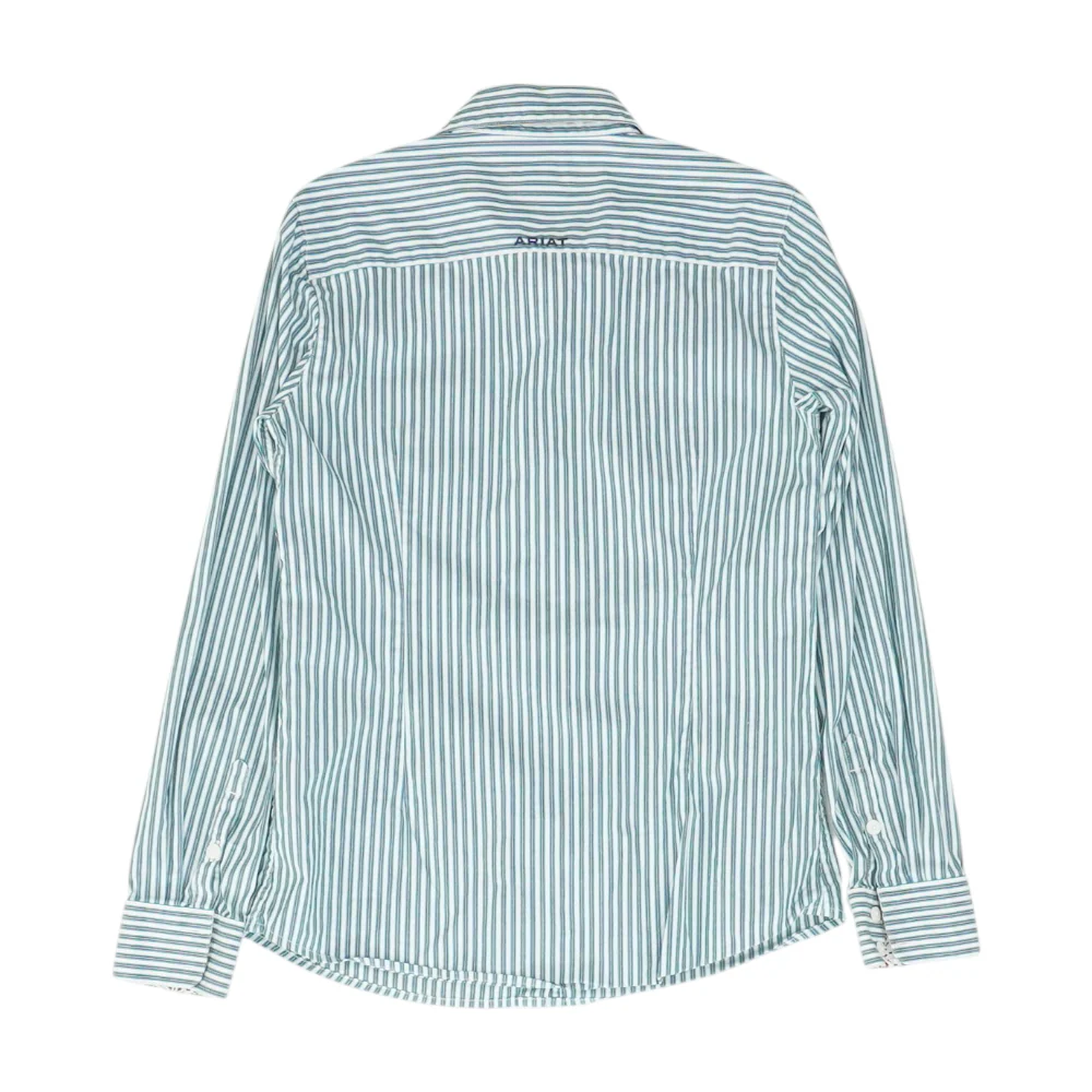 White Striped Button Down - Image 2