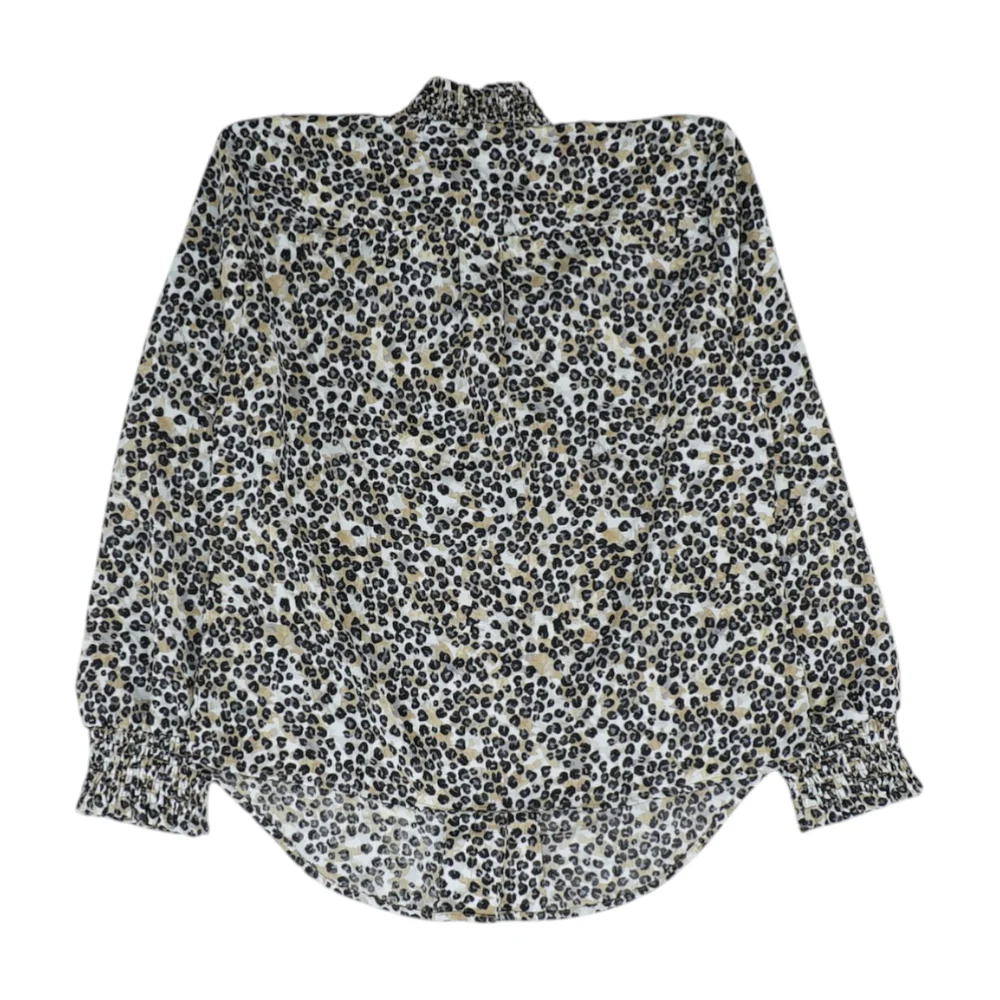 Tan Animal Print Button Down - Image 2
