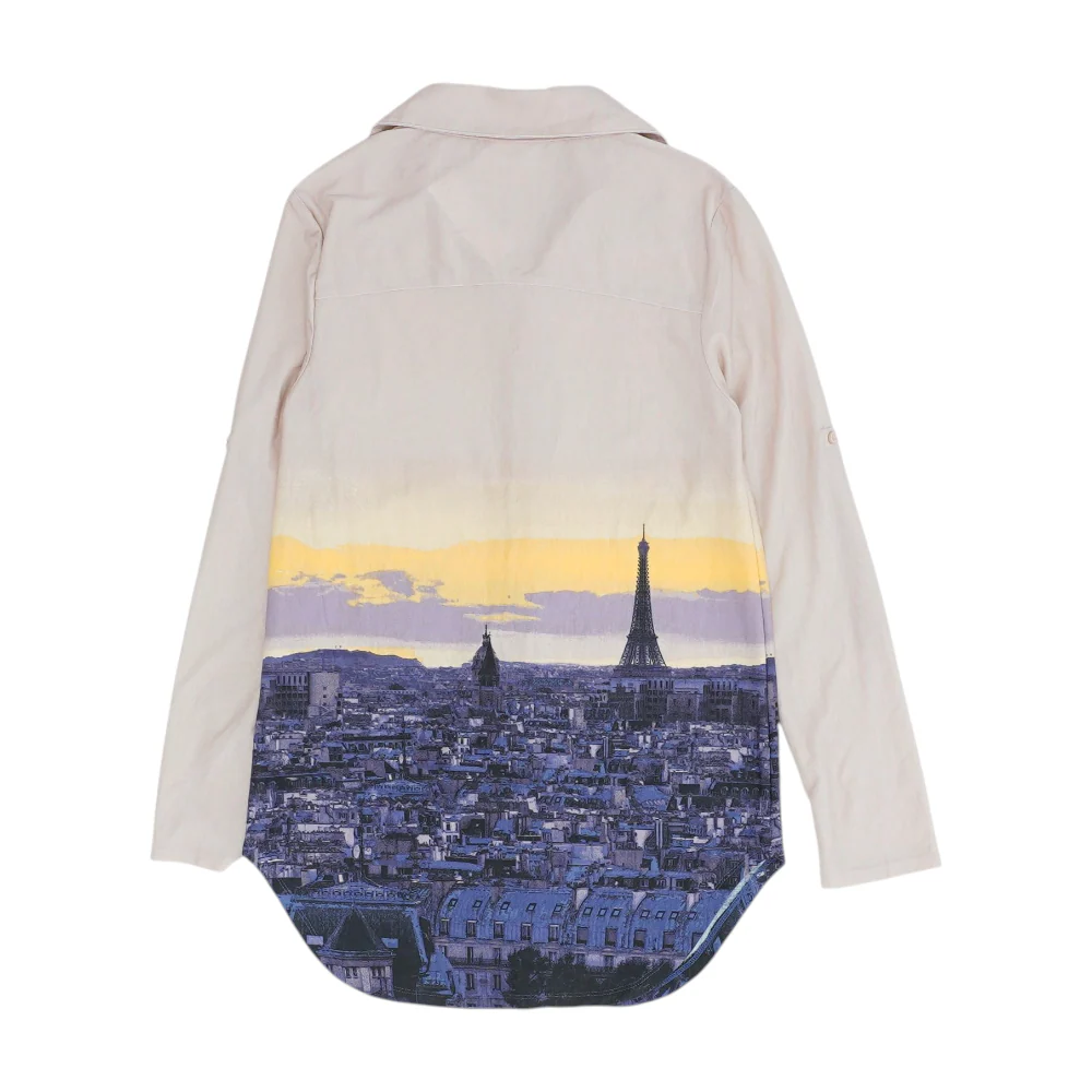 Pink Print Button Down - Image 2
