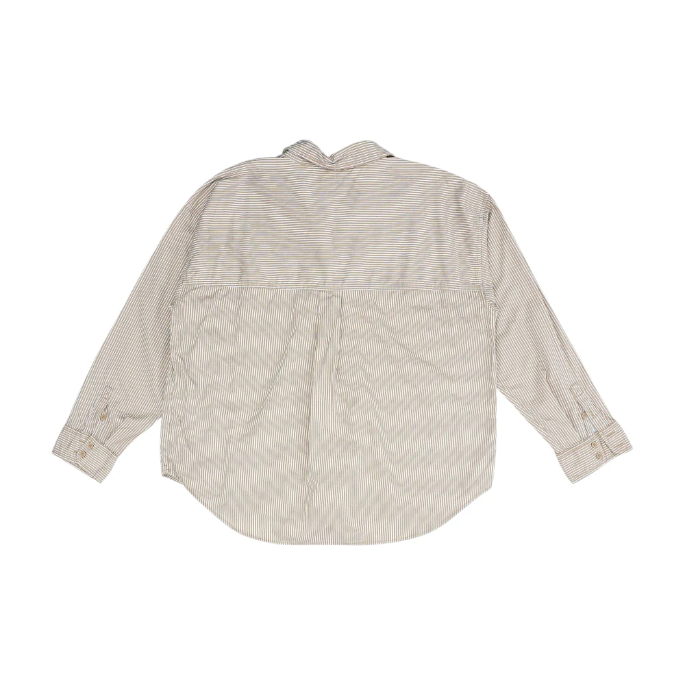 Tan Striped Button Down - Image 2