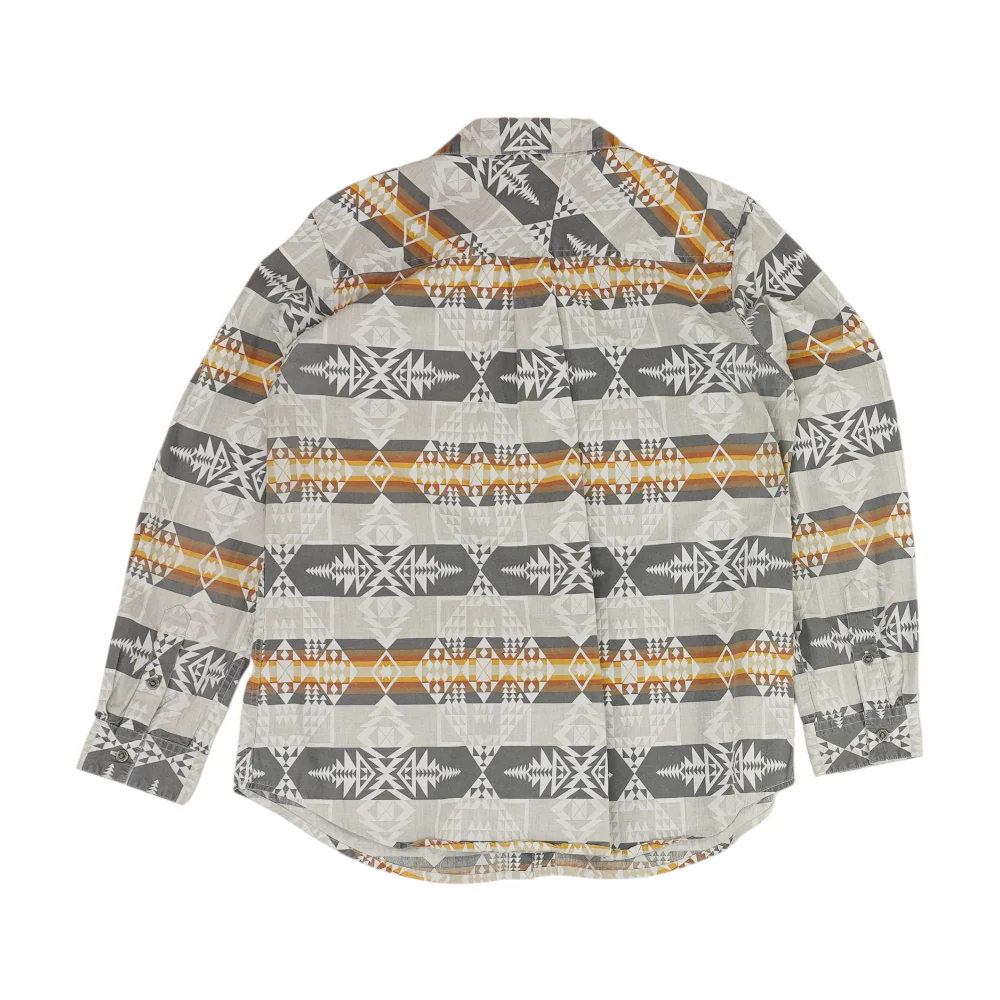 Gray Abstract Button Down - Image 2
