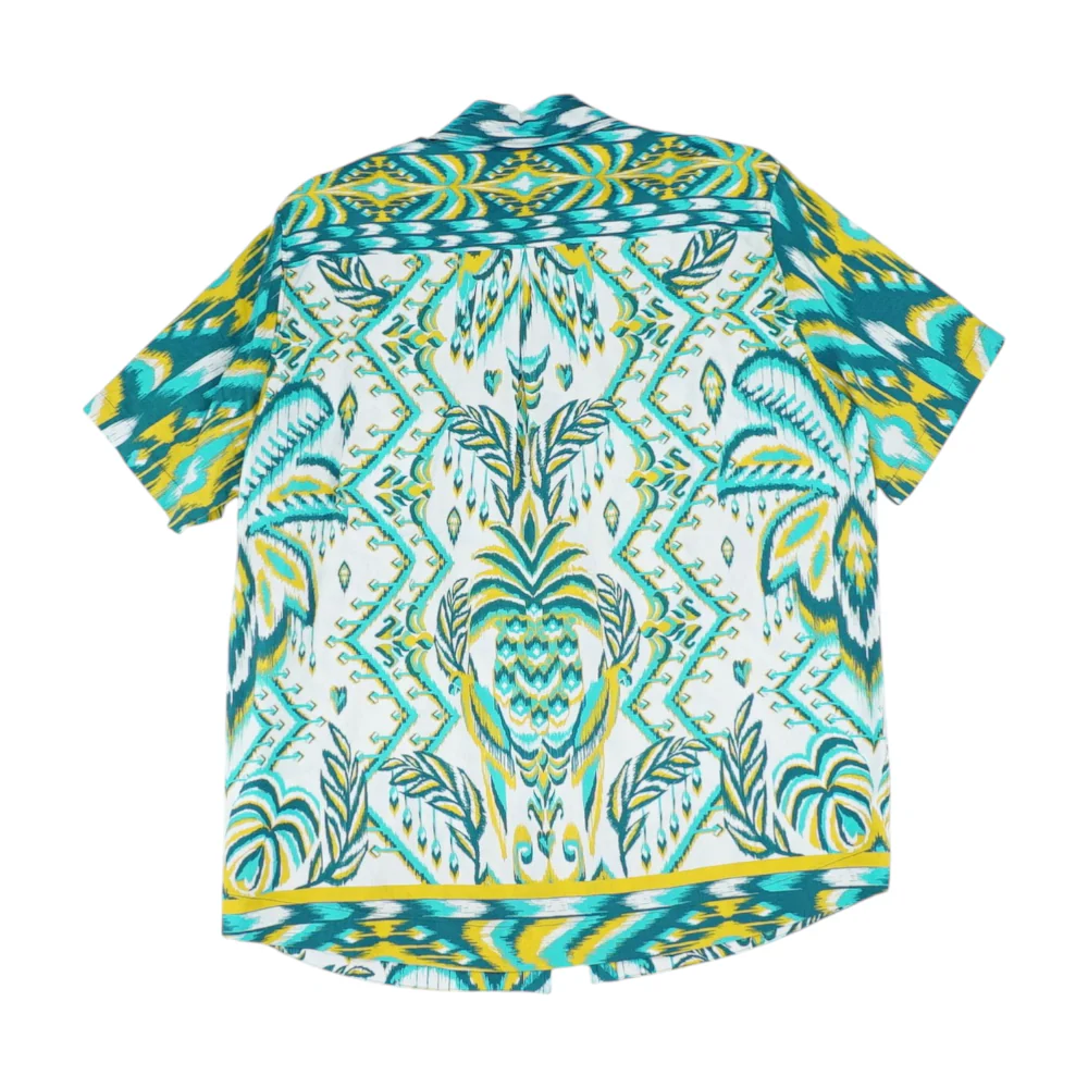Blue Graphic Button Down - Image 2