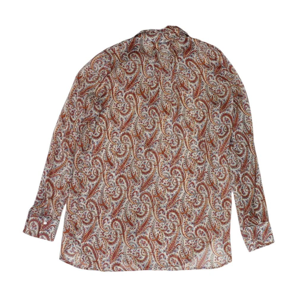 Beige Paisley Button Down - Image 2