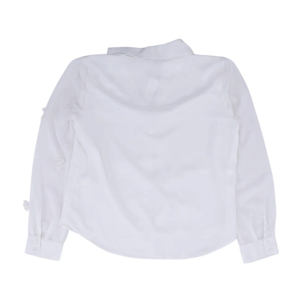 White Floral Button Down - Image 2
