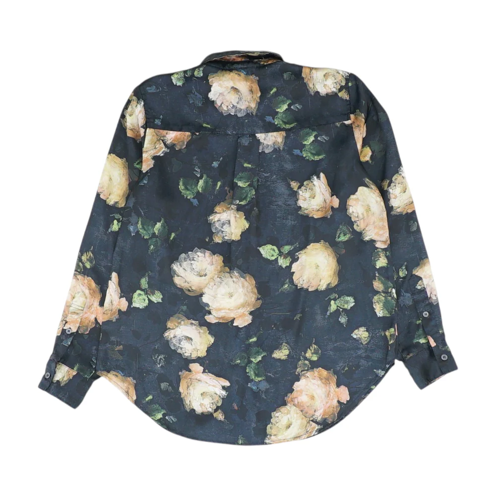 Black Floral Button Down - Image 2