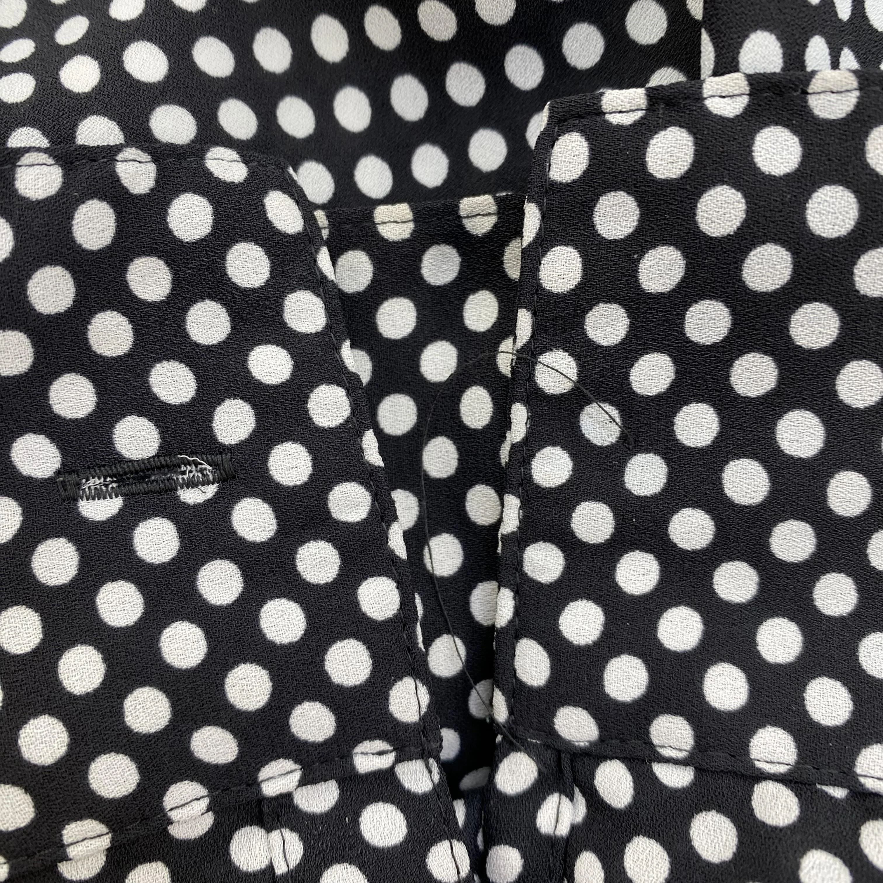Black Polka Dot Button Down - Image 3