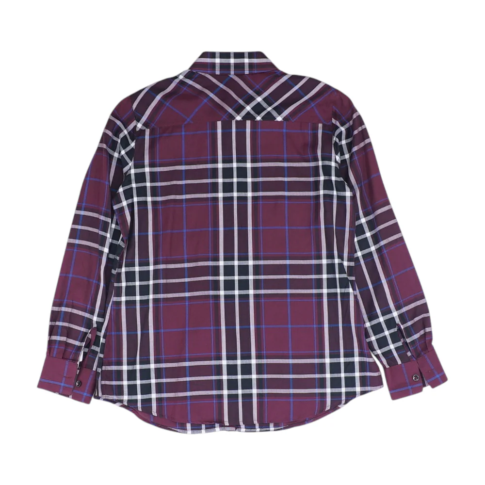 Burgundy Plaid Button Down - Image 2