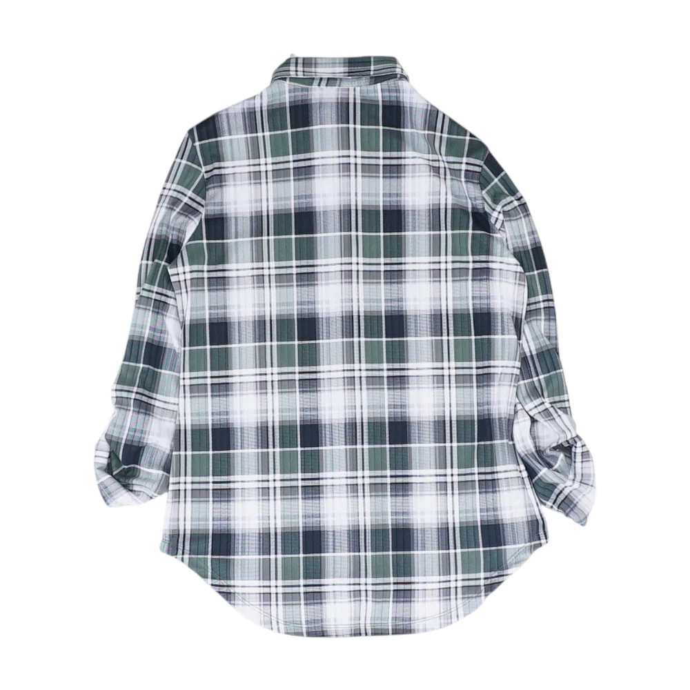 Green Plaid Button Down - Image 2