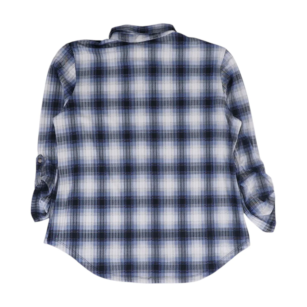 Blue Plaid Button Down - Image 2