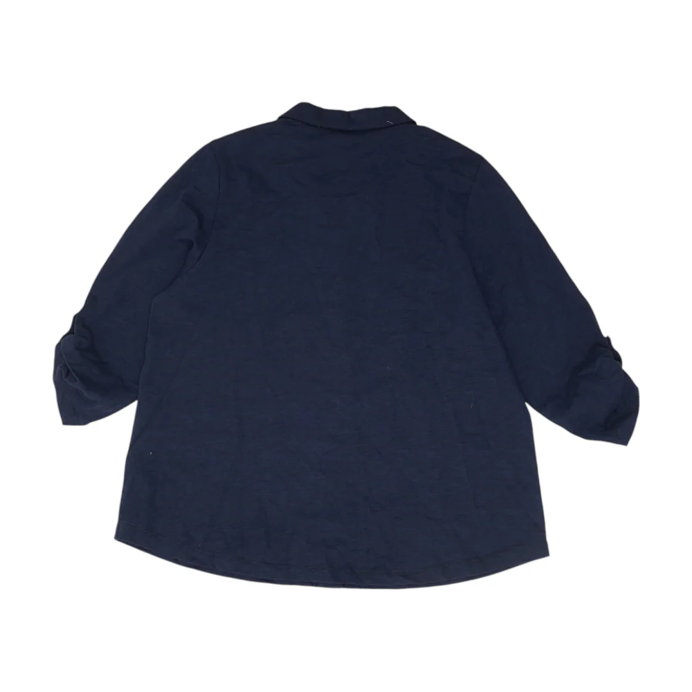 Navy Petite Button Down - Image 2