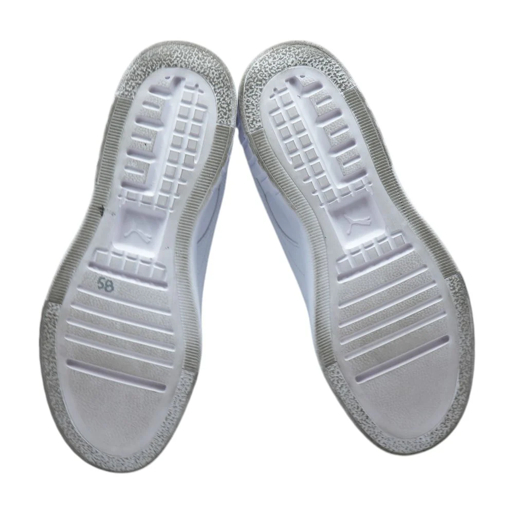 Cali Wedge White Low Top Athletic Shoes - Image 3