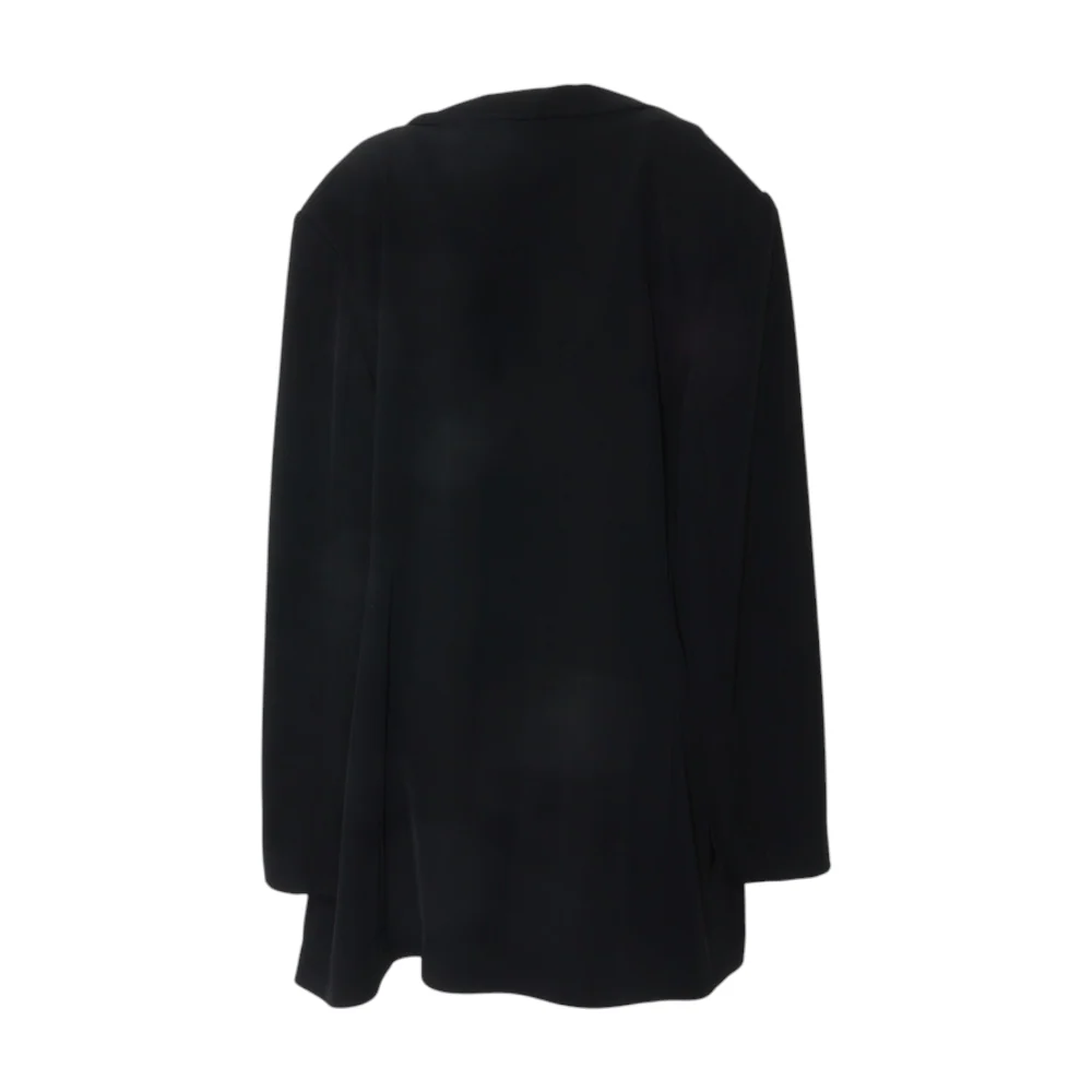 Black Solid Blazer - Image 2