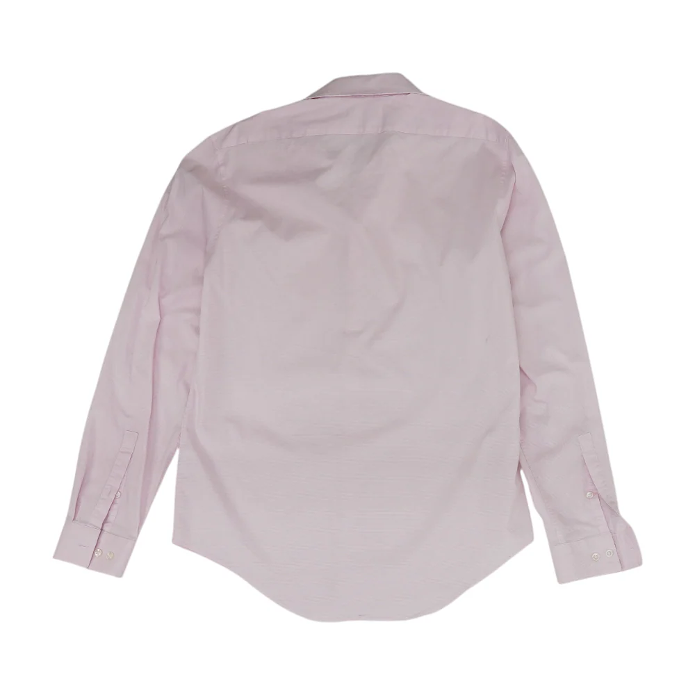 Pink Solid Long Sleeve Button Down - Image 2