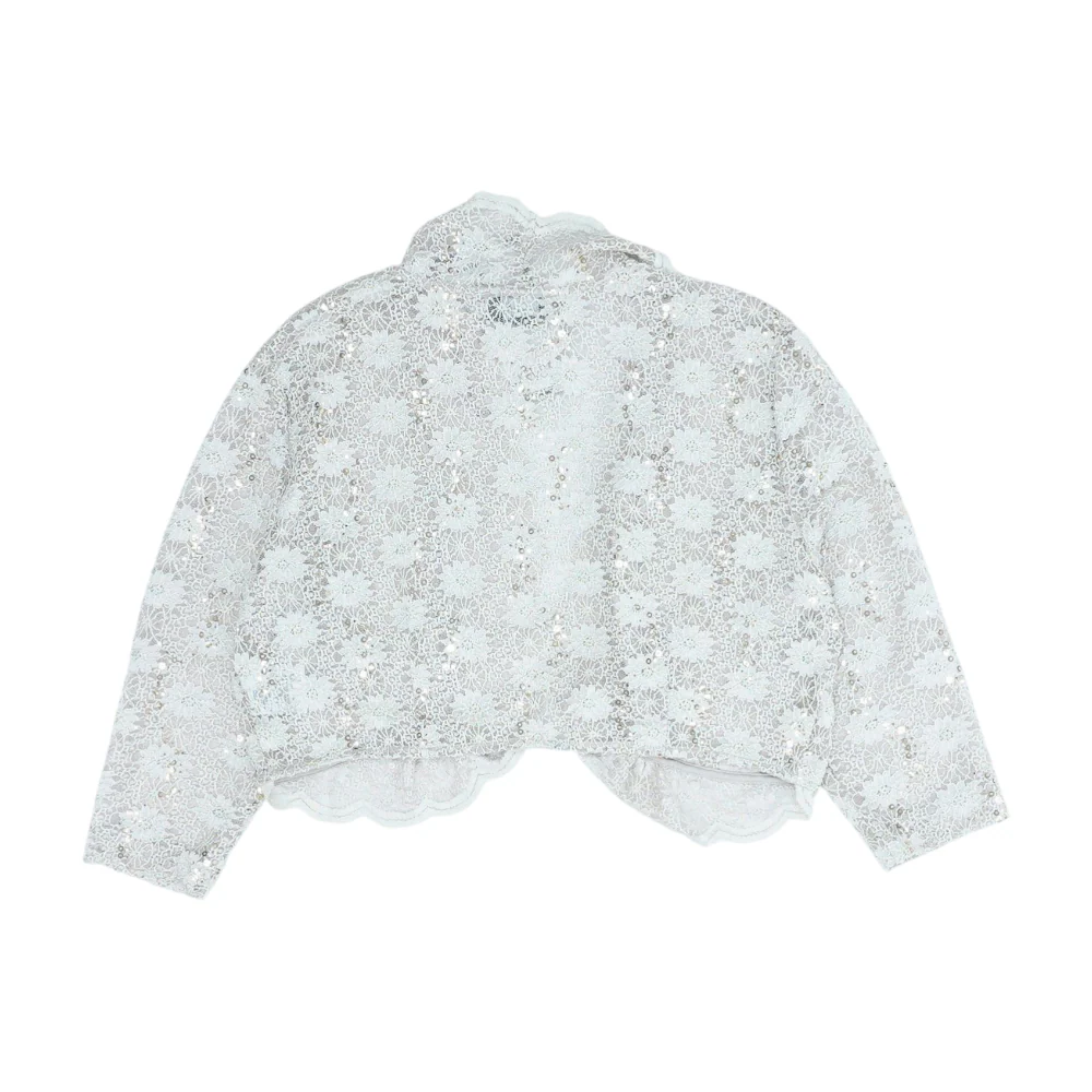Beige Floral Cardigan - Image 2