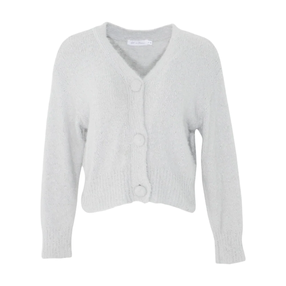 Gray Cardigan Sweater