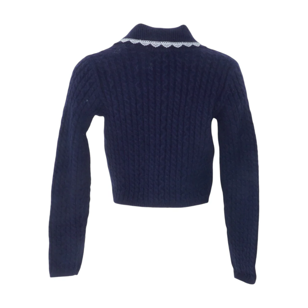 Navy Cardigan Sweater - Image 2