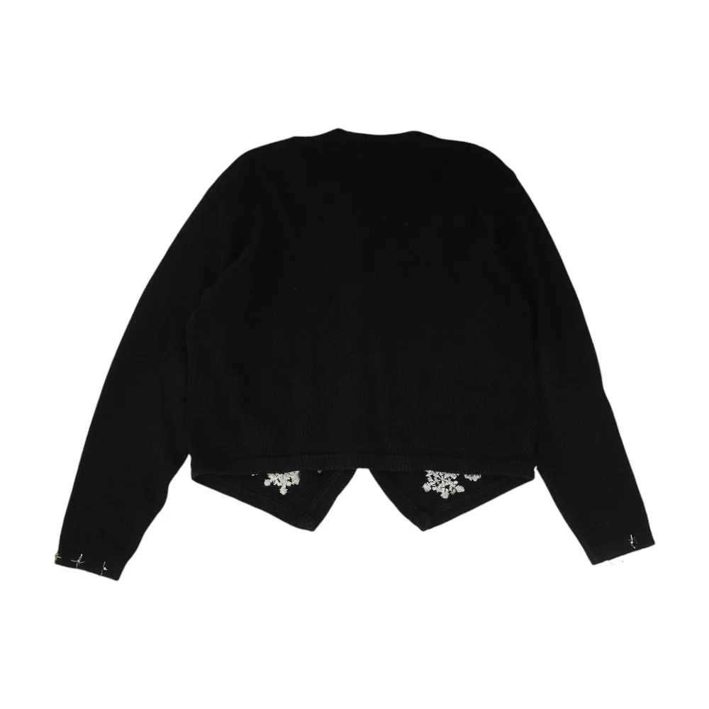 Black Cardigan Sweater - Image 2