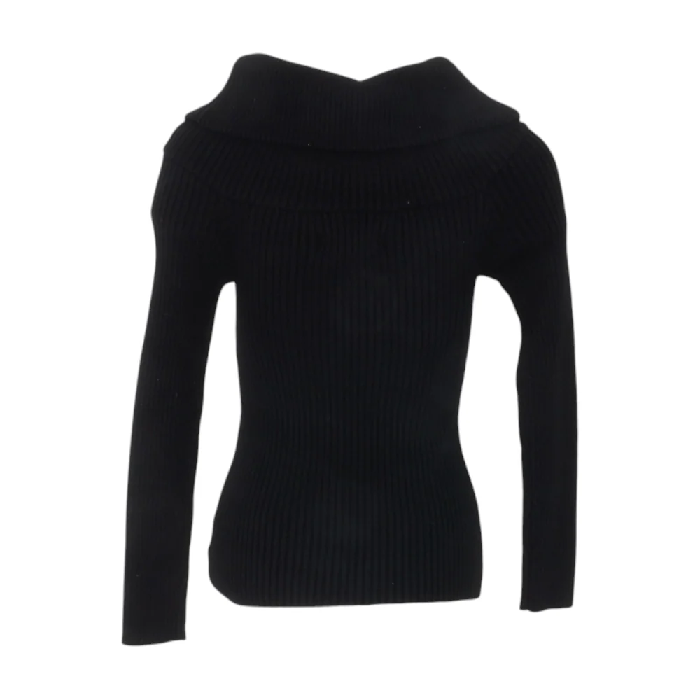 Black Cardigan Sweater - Image 2