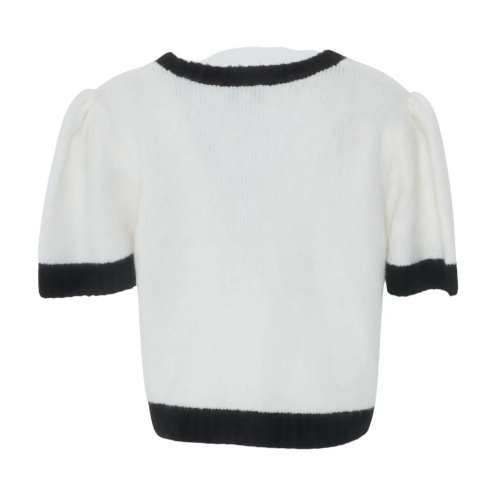 White Cardigan Sweater - Image 2