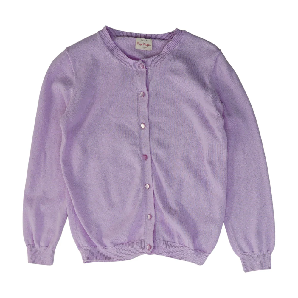 Purple Cardigan Sweater