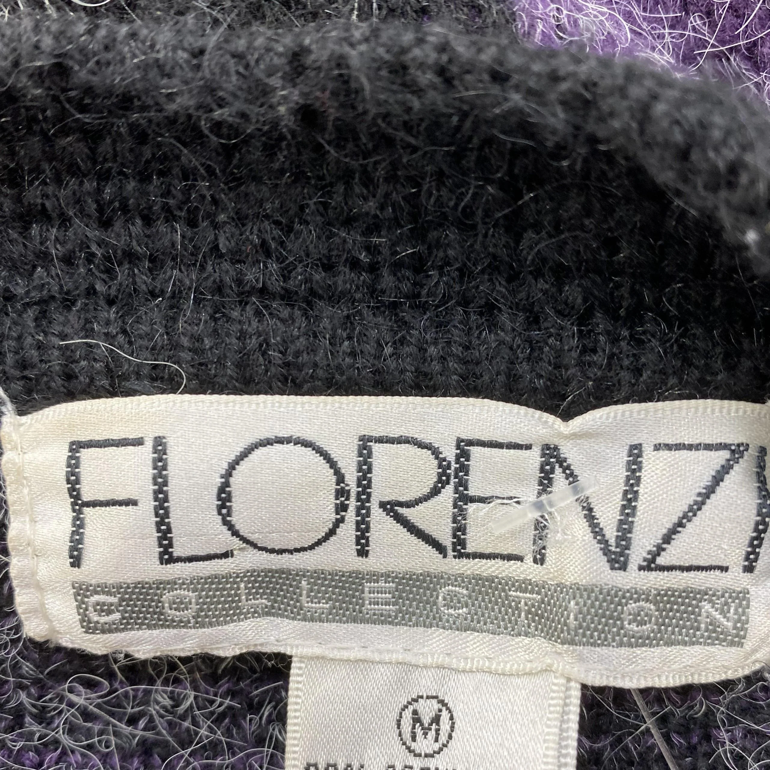 Vintage Purple Chevron Cardigan Sweater - Image 3